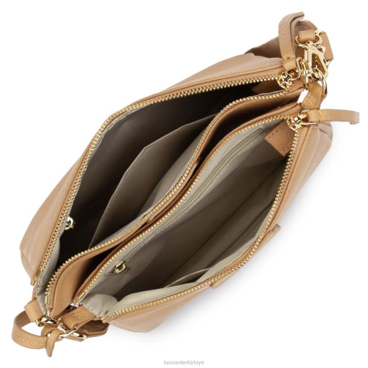 kadınlar m çift kavramalı kumul doğal Lancaster Paris çanta H0LP1006