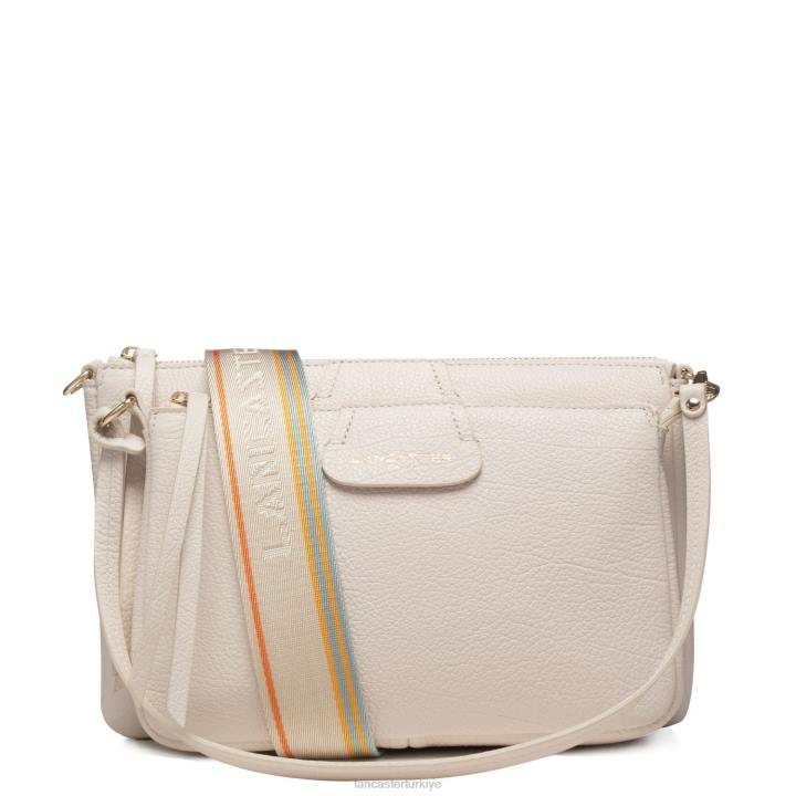 kadınlar m çift kavramalı kumul ekru Lancaster Paris çanta H0LP1008