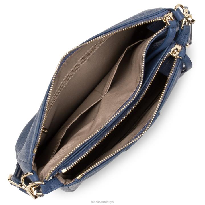 kadınlar m çift kavramalı kumul mavi kot Lancaster Paris çanta H0LP1003