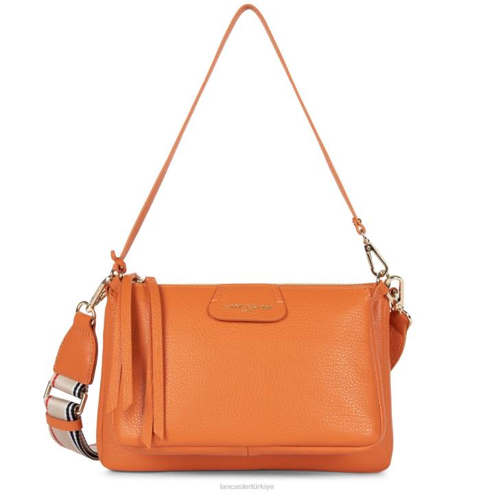 kadınlar m çift kavramalı kumul turuncu Lancaster Paris çanta H0LP1011