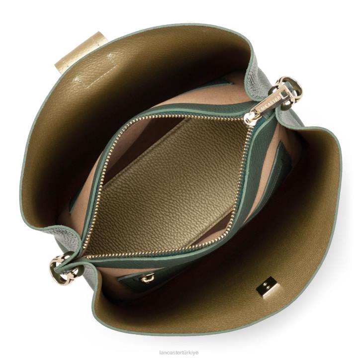 kadınlar küçük kova çantası foulonne çift kişilik dikey ön veya Lancaster Paris çanta H0LP3829