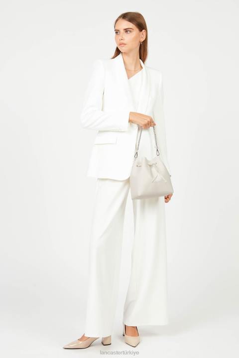 kadınlar küçük kova çantası pur & element city şampanyada ekru Lancaster Paris çanta H0LP527