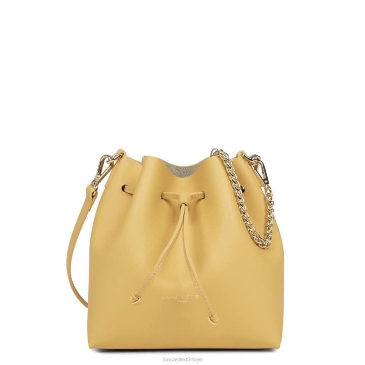 kadınlar küçük kova çantası pur & element city şampanyadaki okre Lancaster Paris çanta H0LP525