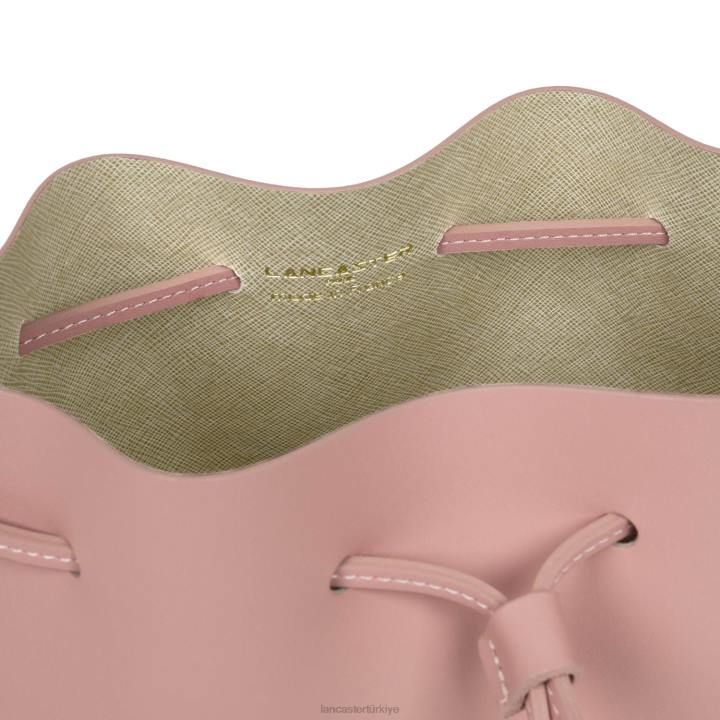 kadınlar küçük kova çantası pur & element city şampanyanın karşıtı gül Lancaster Paris çanta H0LP526