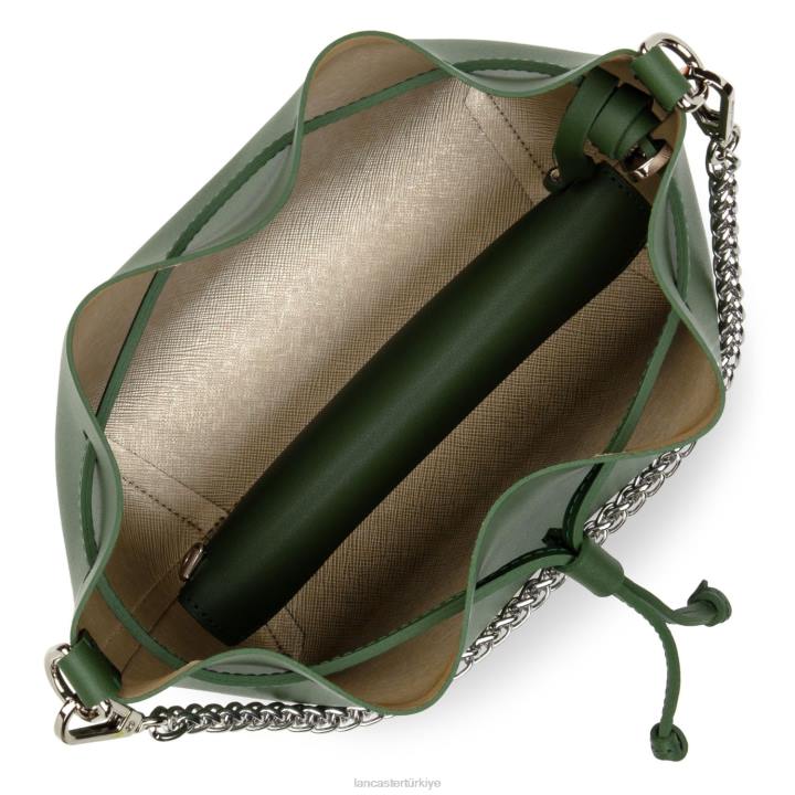 kadınlar küçük kova çantası pur & element city vert şampanya pini Lancaster Paris çanta H0LP523