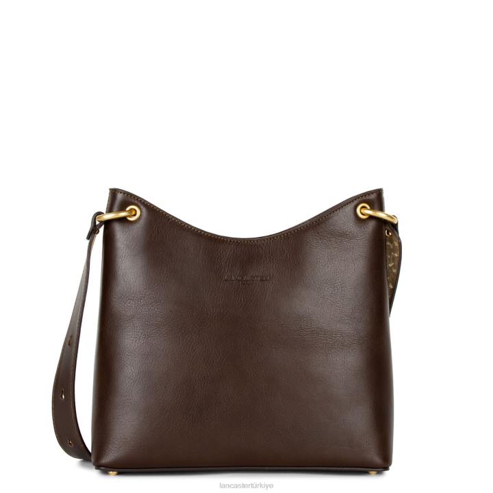 kadınlar kova çanta efsanesi kestane pitonu Lancaster Paris çanta H0LP3529