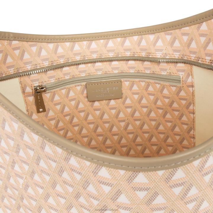 kadınlar kova çanta ikon it bej Lancaster Paris çanta H0LP4538