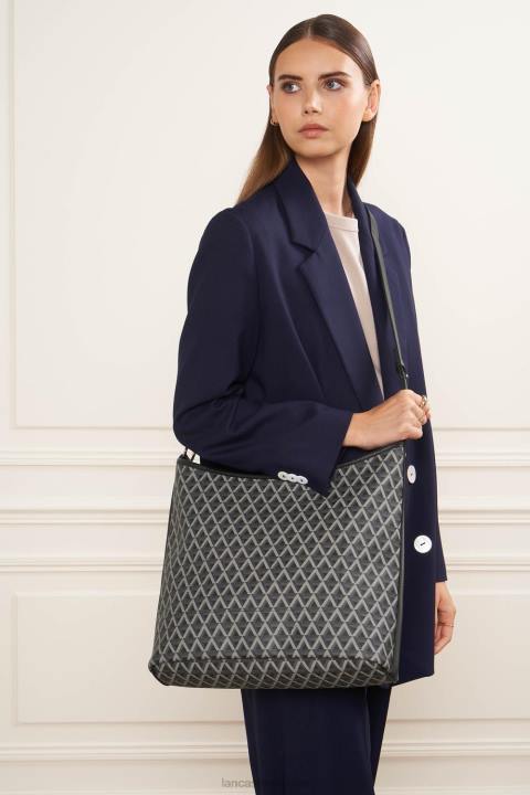 kadınlar kova çanta ikon it kara Lancaster Paris çanta H0LP4540