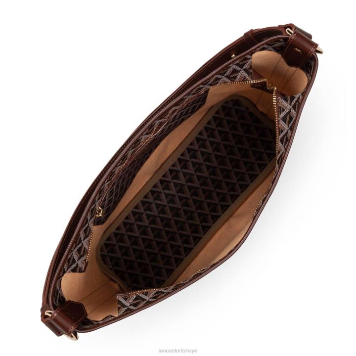 kadınlar kova çanta ikon it kestane rengi Lancaster Paris çanta H0LP4536