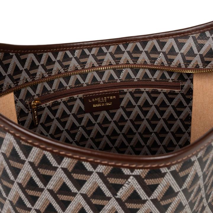 kadınlar kova çanta ikon it kestane rengi Lancaster Paris çanta H0LP4536