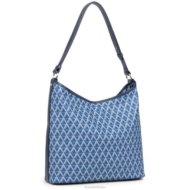 kadınlar kova çanta ikon it mavi Lancaster Paris çanta H0LP4539