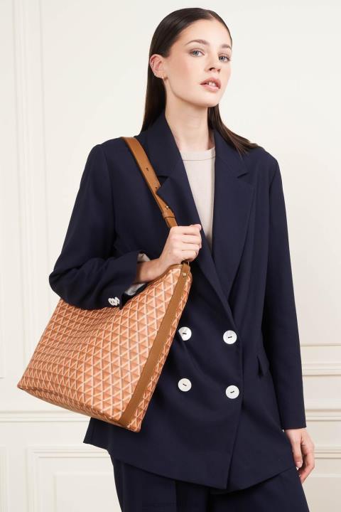 kadınlar kova çanta ikon it turuncu Lancaster Paris çanta H0LP4537