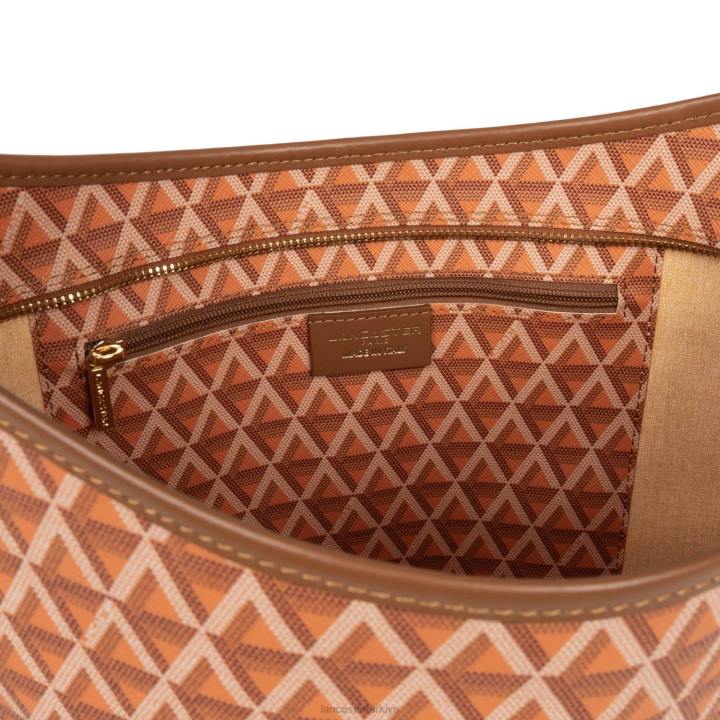 kadınlar kova çanta ikon it turuncu Lancaster Paris çanta H0LP4537