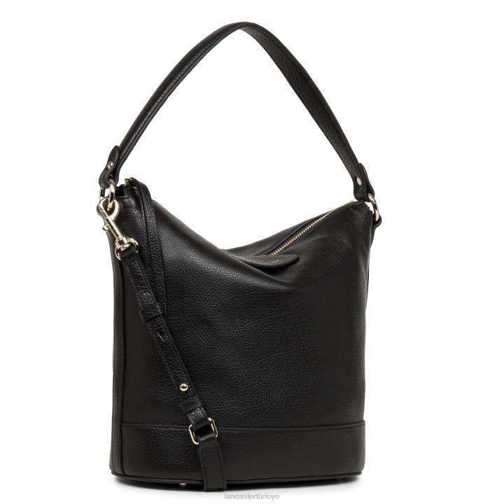 kadınlar kova çanta kumul çalışması kara Lancaster Paris çanta H0LP3906