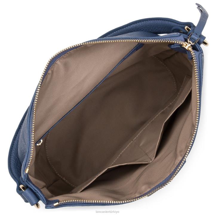 kadınlar kova çanta kumul çalışması mavi kot Lancaster Paris çanta H0LP3909