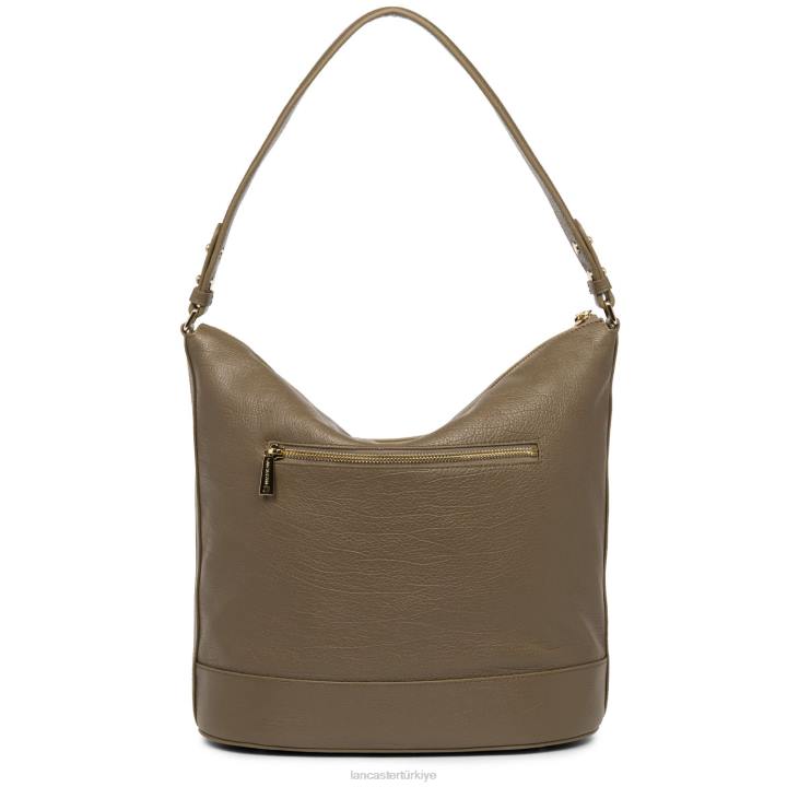 kadınlar kova çanta kumul gündelik boz kahverengi Lancaster Paris çanta H0LP3326