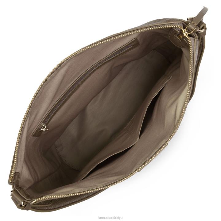 kadınlar kova çanta kumul gündelik boz kahverengi Lancaster Paris çanta H0LP3326