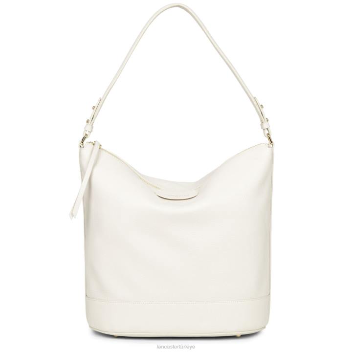 kadınlar kova çanta kumul gündelik ekru Lancaster Paris çanta H0LP3332