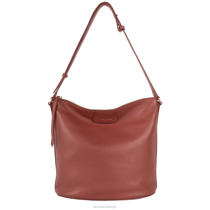 kadınlar kova çanta kumul kırmızı ruj Lancaster Paris çanta H0LP2635