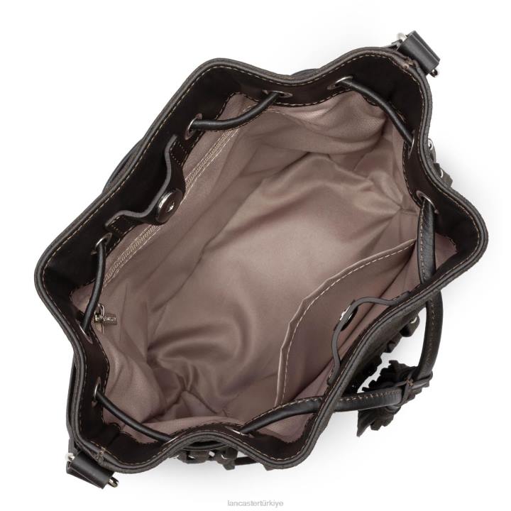 kadınlar kova çanta ülke saçak kestane rengi Lancaster Paris çanta H0LP4542