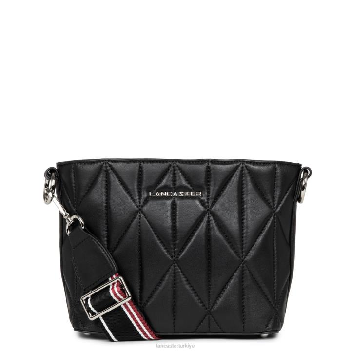 kadınlar kova çanta parisienne matelasse kara Lancaster Paris çanta H0LP4317