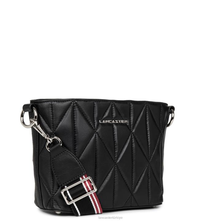 kadınlar kova çanta parisienne matelasse kara Lancaster Paris çanta H0LP4317