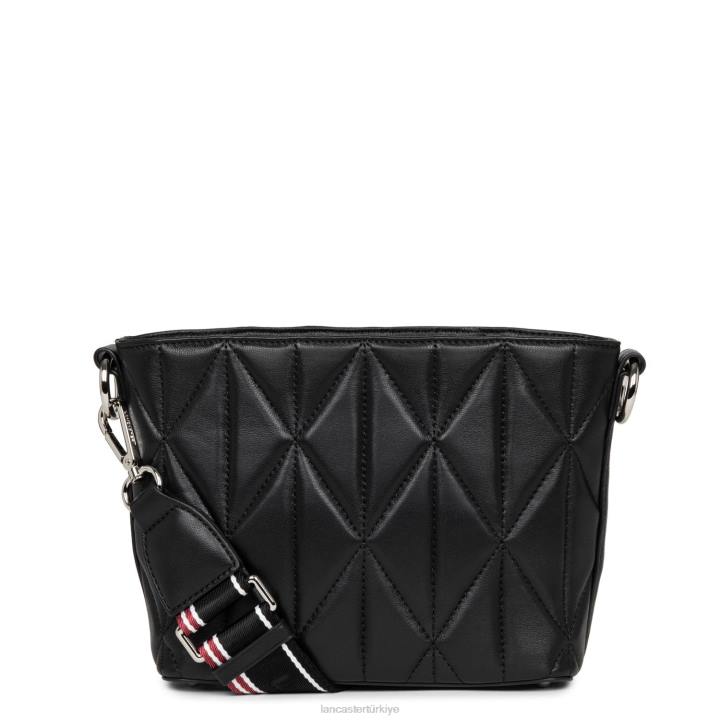 kadınlar kova çanta parisienne matelasse kara Lancaster Paris çanta H0LP4317