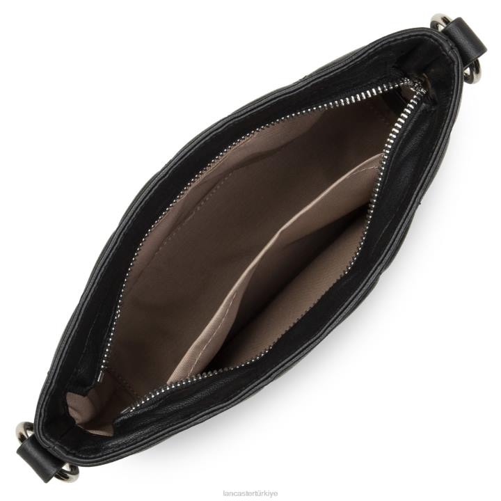 kadınlar kova çanta parisienne matelasse kara Lancaster Paris çanta H0LP4317