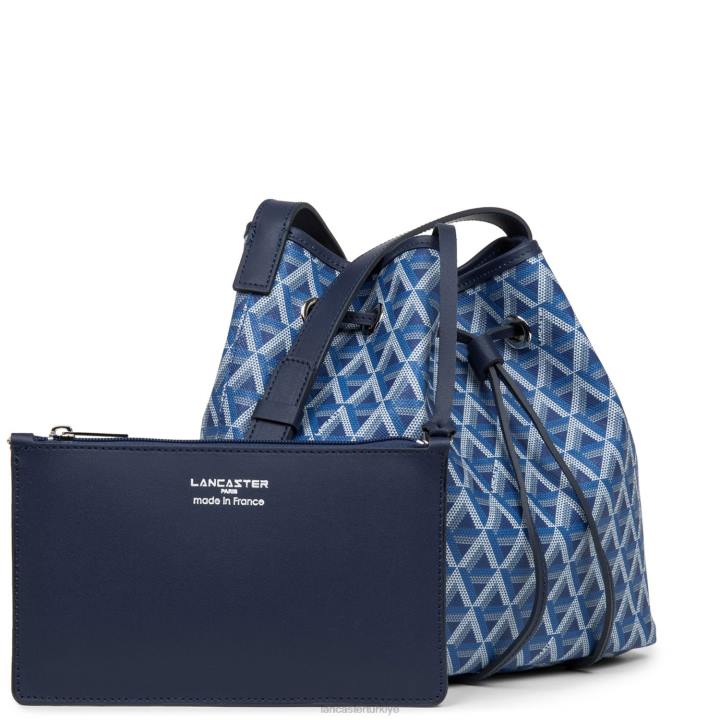 kadınlar kova çanta simgesi bleu elektrik Lancaster Paris çanta H0LP3866