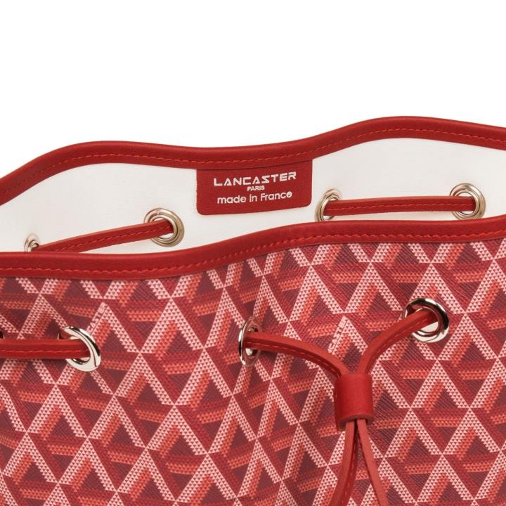 kadınlar kova çanta simgesi kırmızı Lancaster Paris çanta H0LP3864