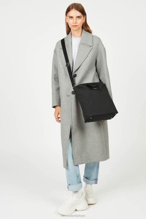 kadınlar kova çantası akıllı kba kara Lancaster Paris çanta H0LP3983