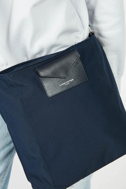 kadınlar kova çantası akıllı kba mavi fonce Lancaster Paris çanta H0LP3982