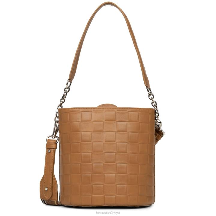 kadınlar kova çantası deve Lancaster Paris çanta H0LP4401