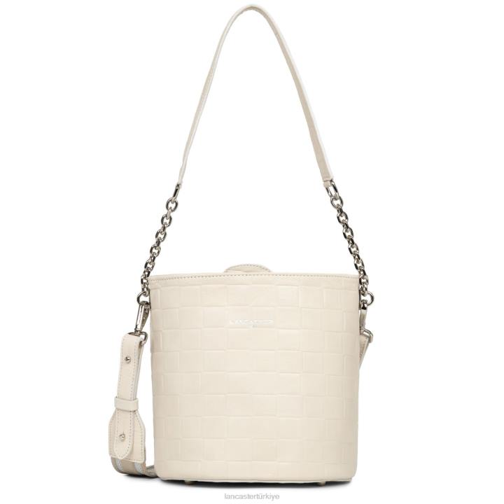 kadınlar kova çantası ekru Lancaster Paris çanta H0LP4402