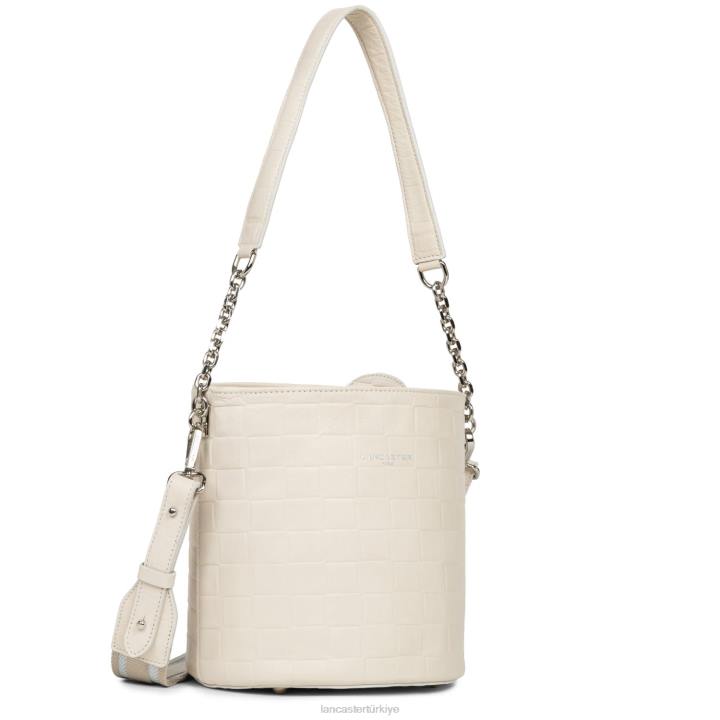 kadınlar kova çantası ekru Lancaster Paris çanta H0LP4402