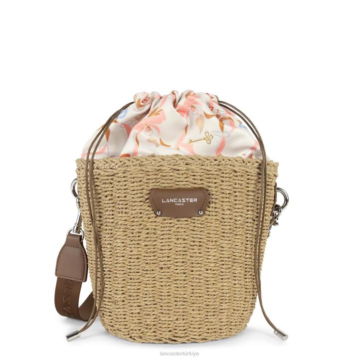 kadınlar kova çantası gerçek sepetçi söğüdü deve söğüdü Lancaster Paris çanta H0LP4406