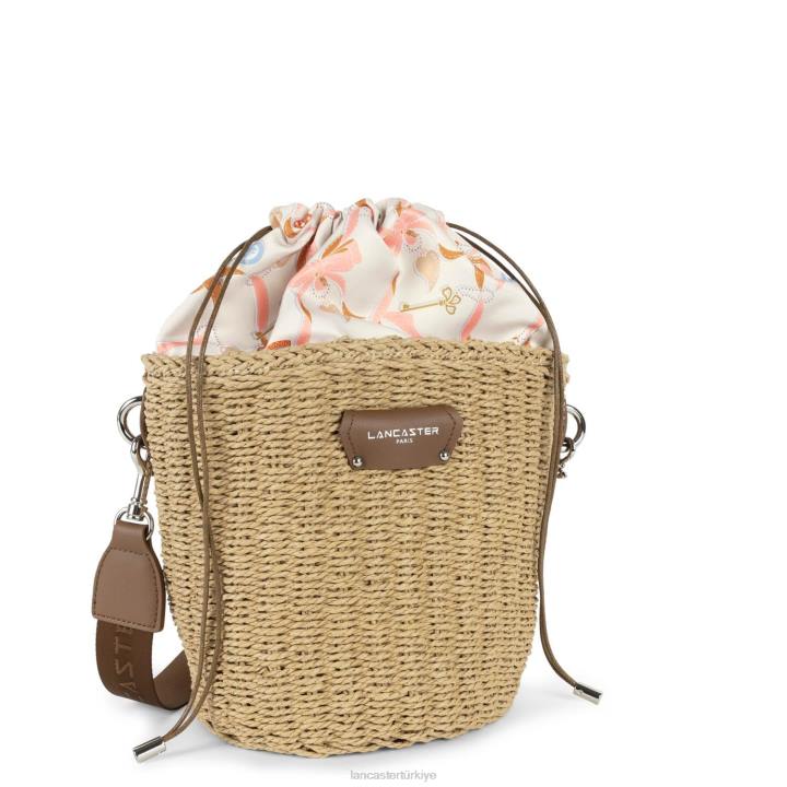 kadınlar kova çantası gerçek sepetçi söğüdü deve söğüdü Lancaster Paris çanta H0LP4406