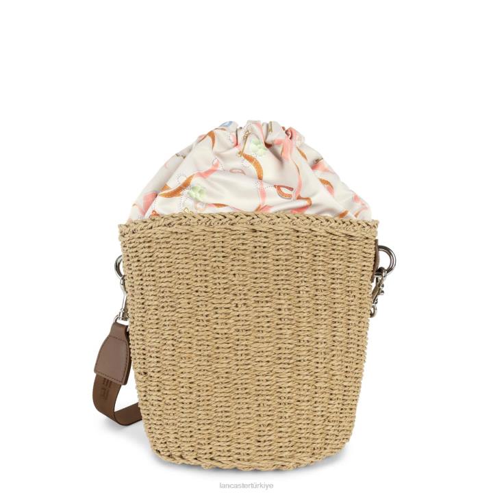 kadınlar kova çantası gerçek sepetçi söğüdü deve söğüdü Lancaster Paris çanta H0LP4406