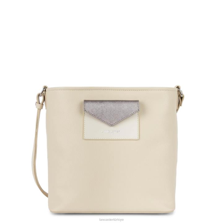 kadınlar kova çantası maya bej-ekru-veya gül Lancaster Paris çanta H0LP3987