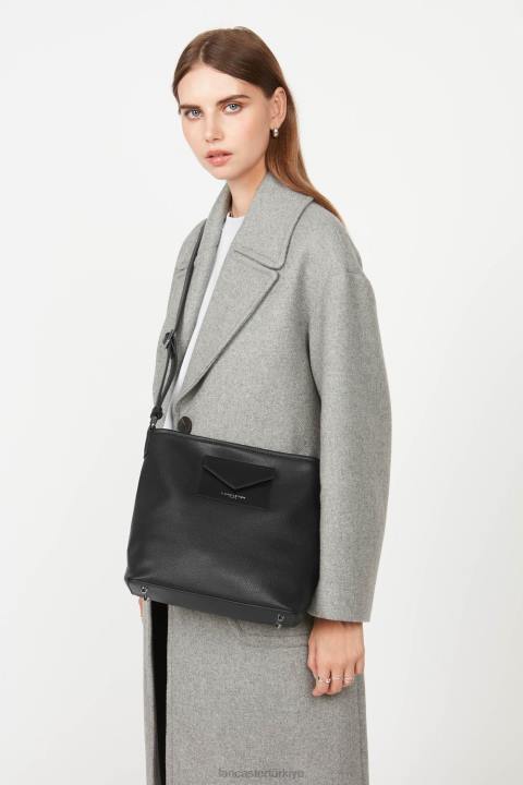 kadınlar kova çantası maya kara Lancaster Paris çanta H0LP3991