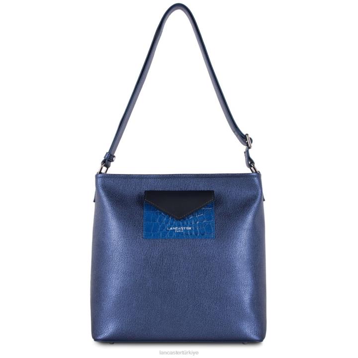 kadınlar kova çantası maya saphir-bleu roi-bleu fonce Lancaster Paris çanta H0LP3998