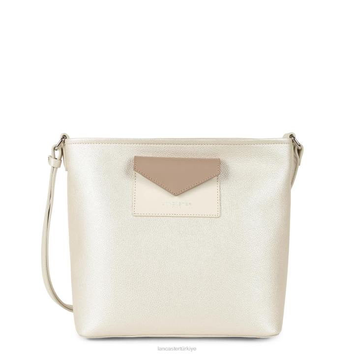 kadınlar kova çantası maya sedef-ekru-çıplak Lancaster Paris çanta H0LP3994