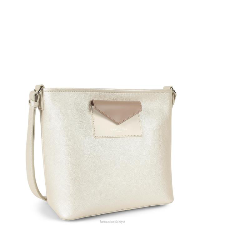 kadınlar kova çantası maya sedef-ekru-çıplak Lancaster Paris çanta H0LP3994