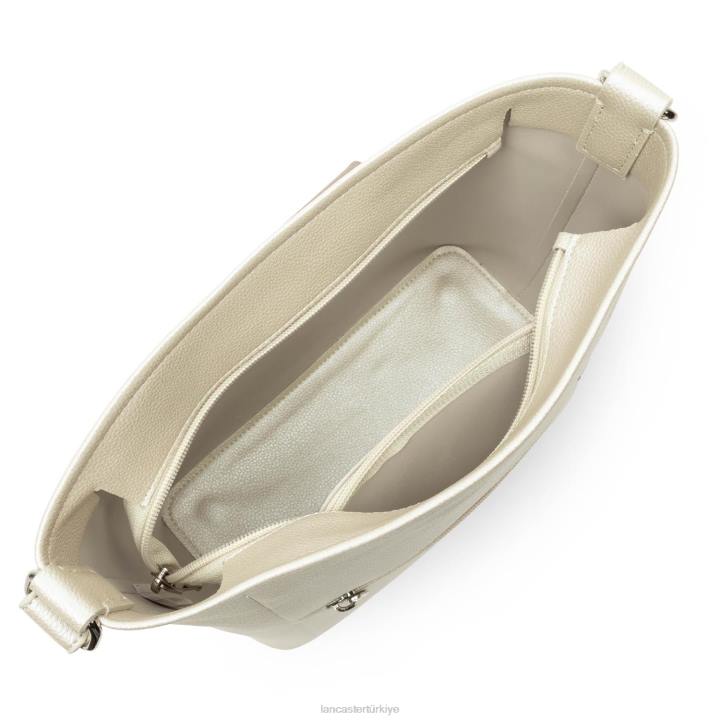kadınlar kova çantası maya sedef-ekru-çıplak Lancaster Paris çanta H0LP3994