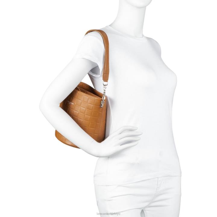 kadınlar kova çantası okre Lancaster Paris çanta H0LP4405