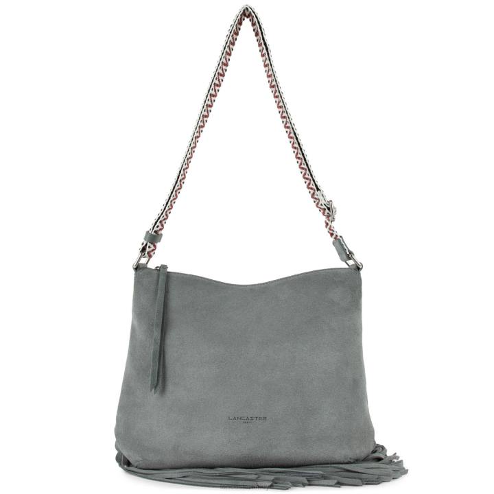 kadınlar kova çantası santa fe saçak Gris Lancaster Paris çanta H0LP3395