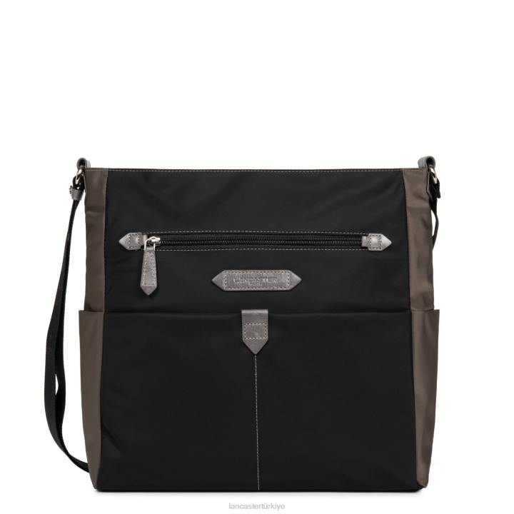 kadınlar kova çantası temel spor noir-taupe-galet Lancaster Paris çanta H0LP4084