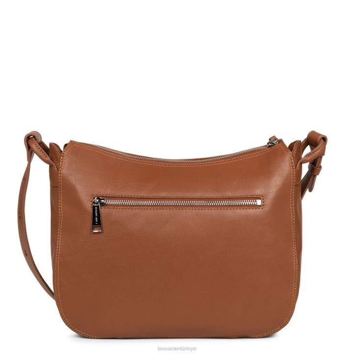 kadınlar kova çantası yumuşak vintage konyak-leopar Lancaster Paris çanta H0LP3684