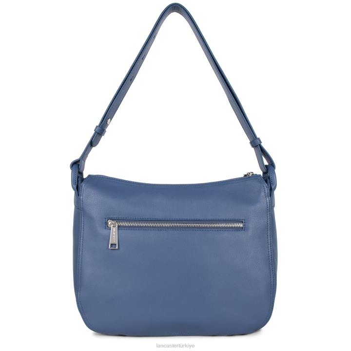 kadınlar kova çantası yumuşak vintage mavi Lancaster Paris çanta H0LP3683