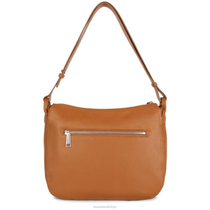 kadınlar kova çantası yumuşak vintage miel Lancaster Paris çanta H0LP3685